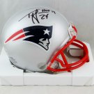Ty Law Autographed Signed New England Patriots Mini Helmet BECKETT