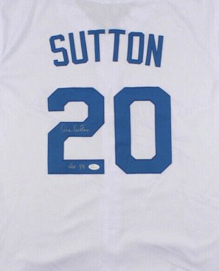 Don Sutton Autographed Signed Los Angeles Dodgers Jersey JSA