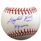 Gaylord Perry Mariners Giants Autographed Signed Baseball PSA