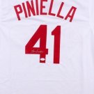 Lou Piniella Signed Autographed Cincinnati Reds Jersey JSA