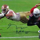 George Kittle Autographed Signed San Francisco 49ers Logo 8x10 Photo BECKETT