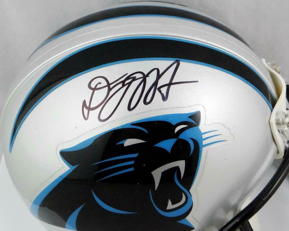 DJ Moore Autographed Signed Carolina Panthers Mini Helmet JSA