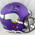 Cris Carter Autographed Signed Minnesota Vikings Speed Proline Helmet BECKETT