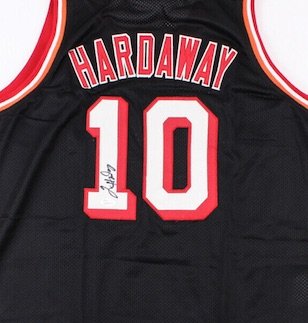 Tim Hardaway Autographed Signed Miami Heat Jersey JSA