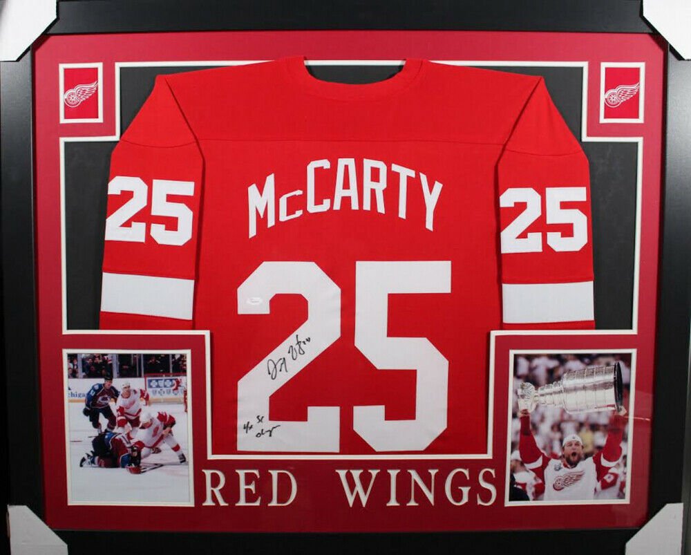 Darren McCarty Signed Jersey Inscribed Sweet Revenge & 3/26/97 (JSA  COA)