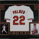 Jim Palmer Autographed Signed Baltimore Orioles Framed Jersey JSA