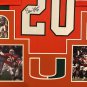 Bernie Kosar Autographed Signed Framed Miami Hurricanes Jersey JSA