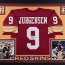 Sonny Jurgensen Autographed Signed Framed Washington Redskins Jersey JSA