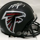 Michael Vick Autographed Signed Atlanta Falcons Mini Helmet SCHWARTZ
