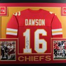 Len Dawson Autographed Signed Framed Kansas City Chiefs Jersey JSA