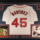 Pedro Martinez Autographed Signed Framed Boston Red Sox Jersey BECKETT