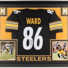 Hines Ward Autographed Signed Framed Pittsburgh Steelers Jersey JSA
