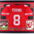Steve Young Autographed Signed Framed San Francisco 49ers Jersey JSA