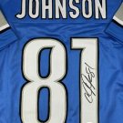 Calvin Johnson Autographed Signed Detroit Lions Jersey JSA