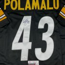 Troy Polamalu Autographed Signed Pittsburgh Steelers Jersey JSA