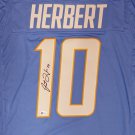 Justin Herbert Autographed Signed Los Angeles Chargers Jersey BECKETT