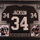 Bo Jackson Autographed Signed Framed Oakland Raiders Jersey BECKETT