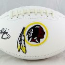 John Riggins Autographed Signed Washington Redskins Logo Football JSA
