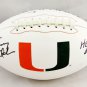 Vinny Testaverde Signed Autographed Miami Hurricanes Logo Football BECKETT