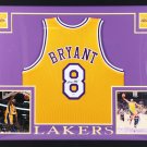 Kobe Bryant Autographed Signed Framed Los Angeles Lakers Jersey PSA