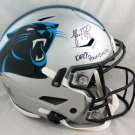 Luke Kuechly Autographed Signed Carolina Panthers FS Proline Helmet JSA