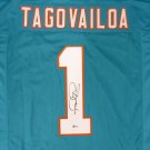 Tua Tagovalioa Autographed Signed Miami Dolphins Jersey BECKETT