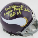 Carl Eller Autographed Signed Minnesota Vikings Mini Helmet JSA