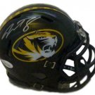 Justin Smith Signed Autographed Missouri Tigers Mini Helmet JSA