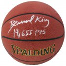 Bernard King Knicks Signed Autographed Spalding NBA Basketball SCHWARTZ