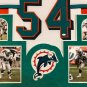 Zach Thomas Autographed Signed Framed Miami Dolphins Jersey JSA