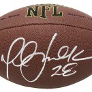Marshall Faulk Rams Signed Autographed NFL Football SCHWARTZ