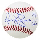 Omar Vizquel Indians Mariners Signed Autographed MLB Baseball SCHWARTZ