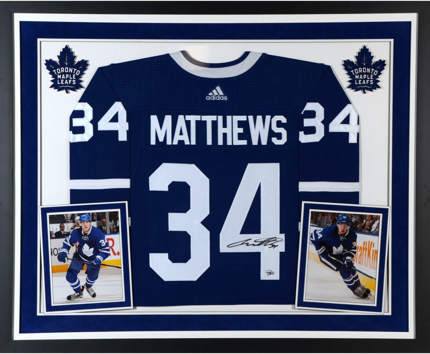 Auston Matthews Autographed Signed Framed Toronto Maple Leafs Jersey ...