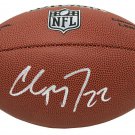 Christian McCaffrey Panthers Signed Autographed NFL Football BECKETT