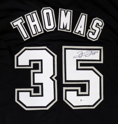Frank Thomas Signed Autographed White Sox Black Jersey BECKETT