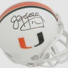 Jim Kelly Autographed Signed Miami Hurricanes Mini Helmet FANATICS