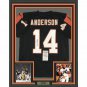 Ken Anderson Autographed Signed Framed Cincinnati Bengals Jersey JSA