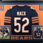 Khalil Mack Signed Autographed Chicago Bears Framed Jersey BECKETT