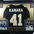 Alvin Kamara Autographed Signed Framed New Orleans Saints Jersey JSA