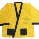 Riddick Bowe Autographed Signed Everlast Boxing Robe SCHWARTZ