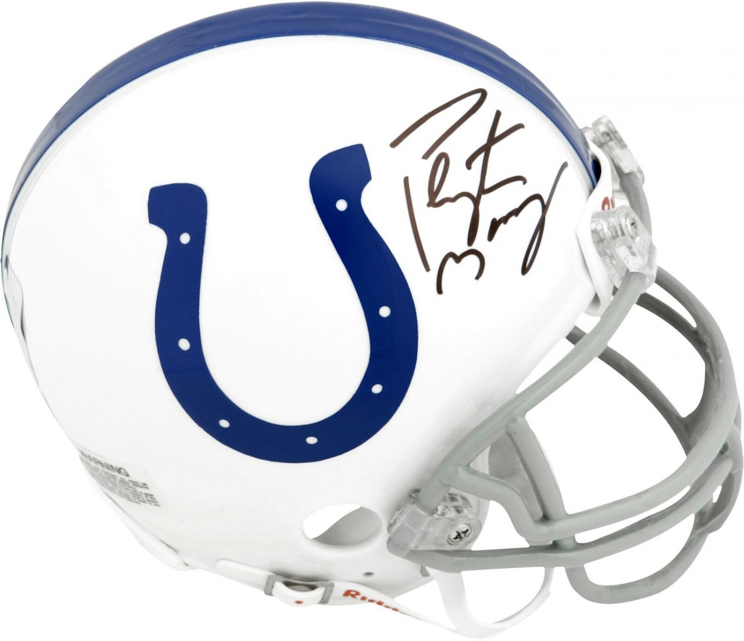 Peyton Manning Autographed Signed  Indianapolis Colts Mini Helmet FANATICS