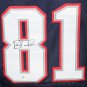 Randy Moss Autographed Signed Framed New England Patriots Jersey BECKETT