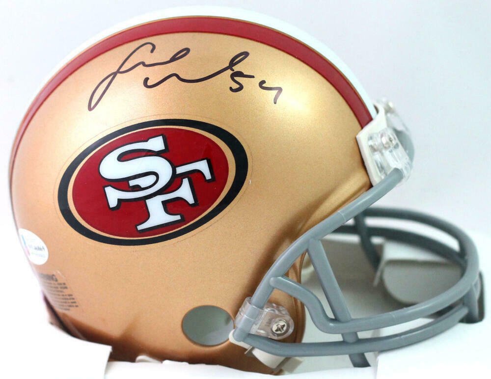 Fred Warner Signed Autographed San Fransisco 49ers Speed Helmet BECKETT