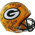 Green Bay Packers SB 31 Team (Favre +22) Signed Autographed FS Proline Helmet RADTKE
