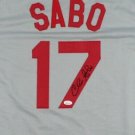 Chris Sabo Autographed Signed Cincinnati Reds Jersey JSA