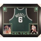 Bill Russell Autographed Signed Boston Celtics Framed Jersey HC COA