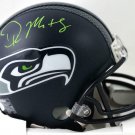DK Metcalf Signed Autographed Seattle Seahawks Mini Helmet BECKETT