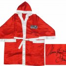 Thomas Hearns Autographed Signed Title Boxing Robe SCHWARTZ
