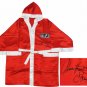Thomas Hearns Autographed Signed Title Boxing Robe SCHWARTZ
