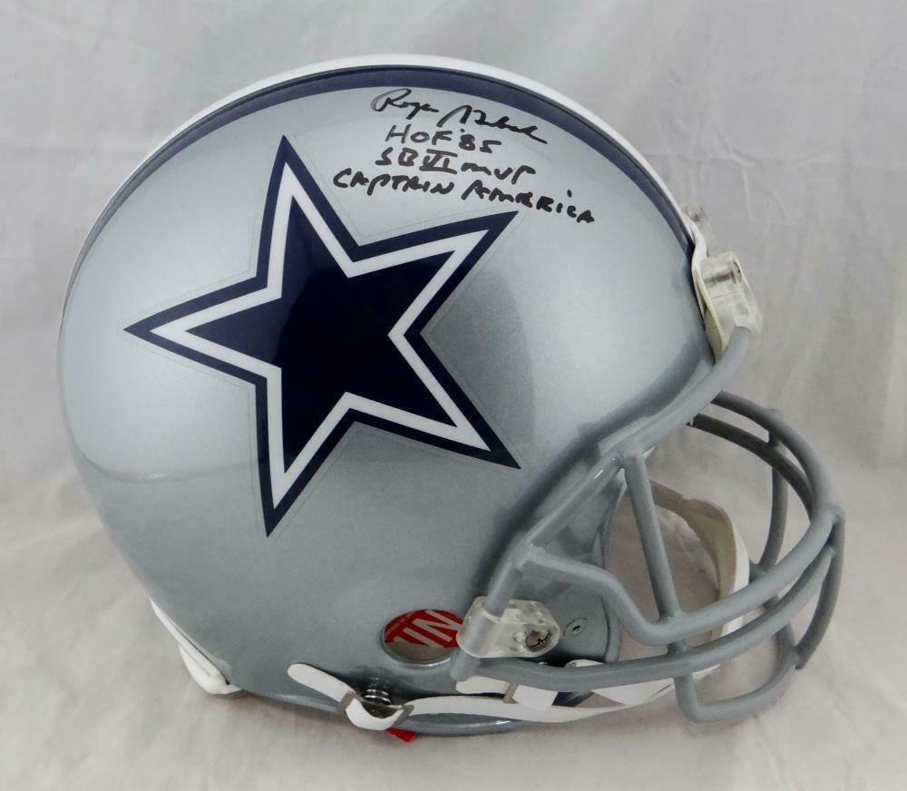 Roger Staubach Signed Autographed Dallas Cowboys FS Proline Helmet JSA